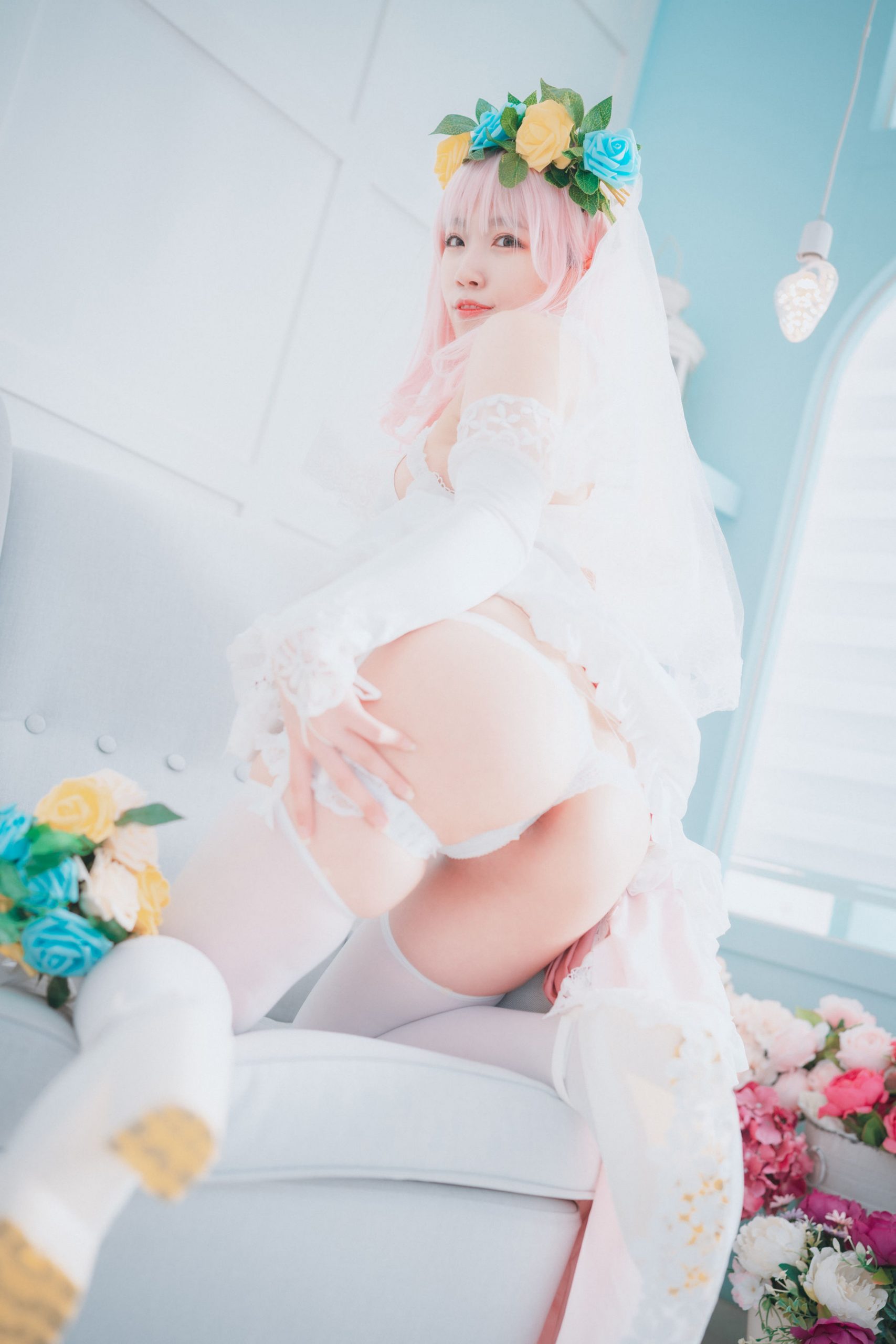 [DJAWA] Myaron – Super Sonico White Wedding [25P]-蜜私库